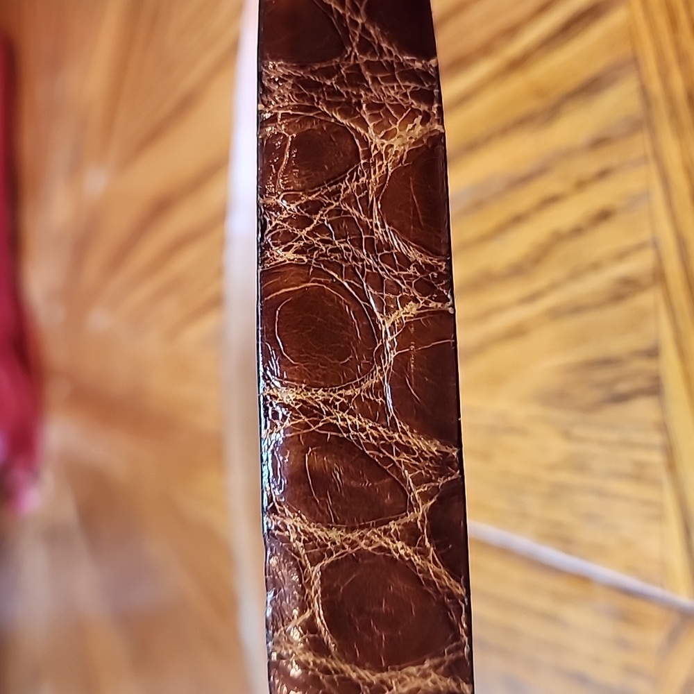 ALLIGATOR Hicko Custom tailored Alligator belt. - Picture 2 of 6